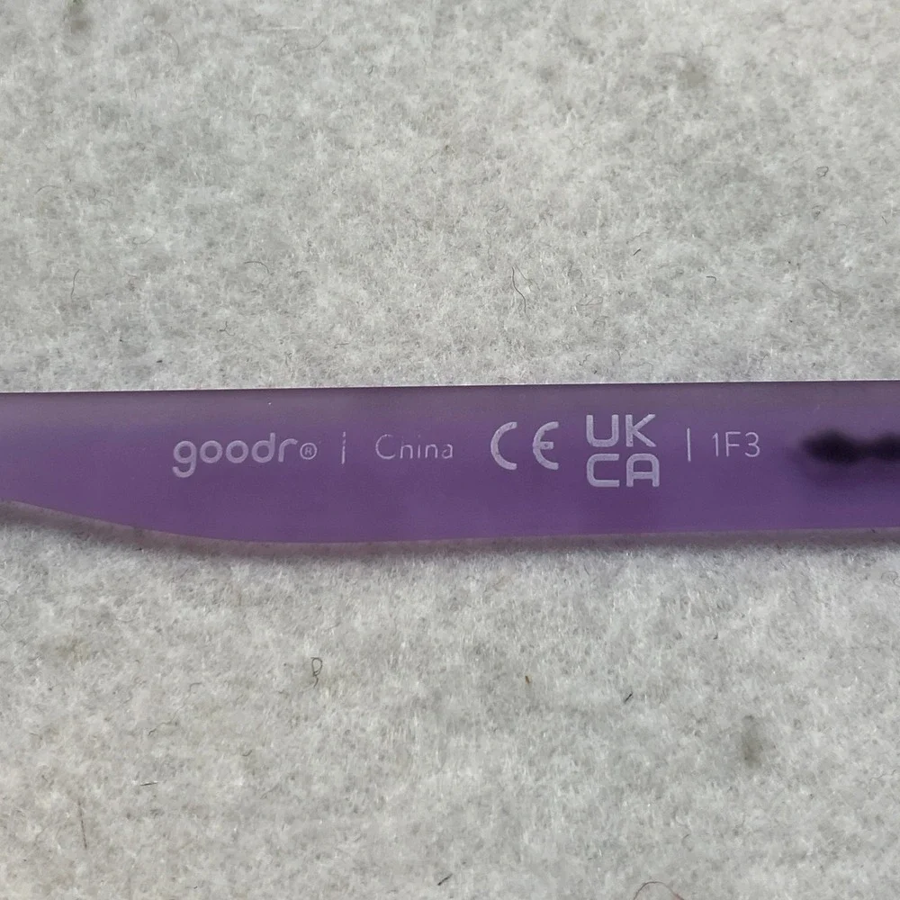 Goodr Lilac It Like That Sunglasses Unisex OS Purple Matte Green Mirrored OG